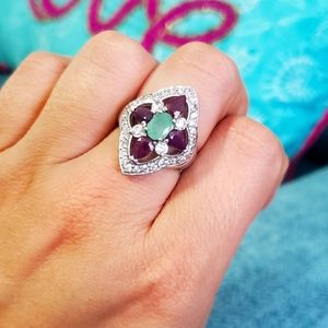 💎  Amethyst Statement Ring